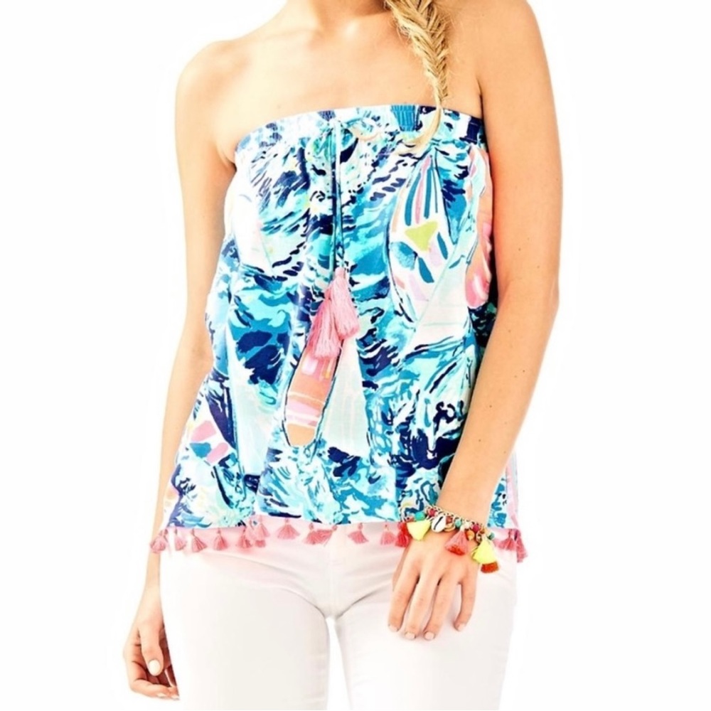Lilly Pulitzer Strapless Top